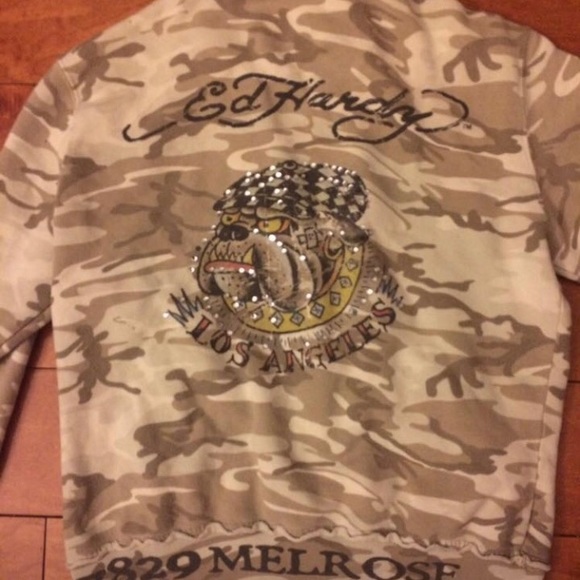 ed hardy camouflage jacket